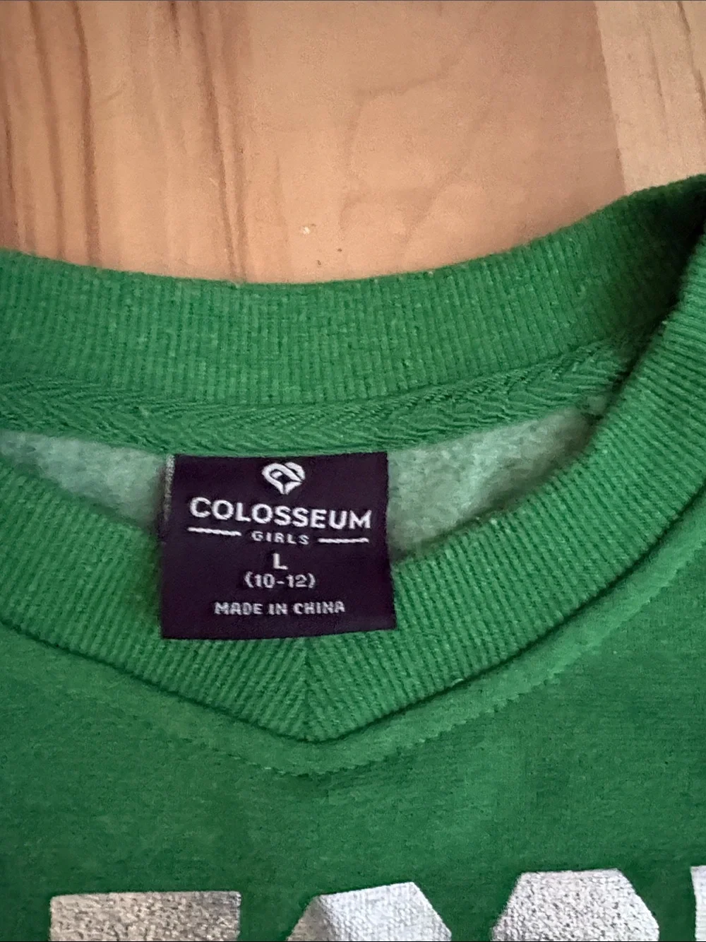 Colosseum Green & White Oregon Ducks Kids Sweatshirt